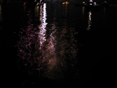 The pictures of the fireworks themselves didn't come out...