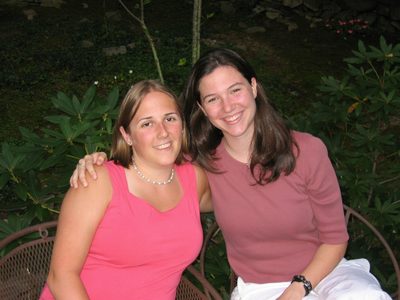 Catherine and Kelly at Catherine's "Goodbye / I'm moving...