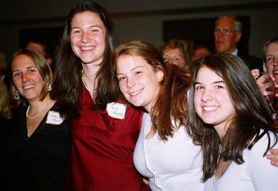 Catherine, Kelly, and Maggie and Shelby Brown at the...