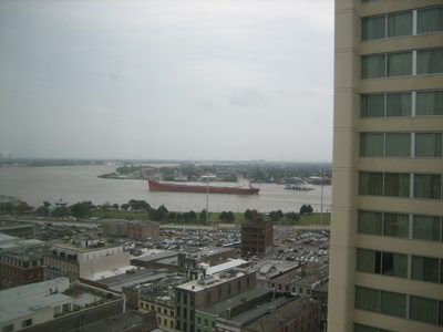 It really didn't look like that big of a river until...
