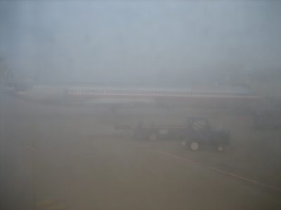 Looking at the next plane at the AUS airport on my way...