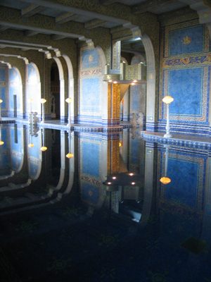 The indoor pool at Hearst Castle.