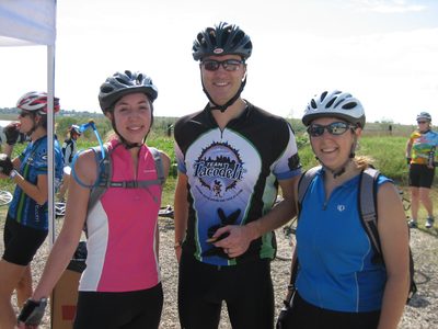 Kate, Mike, and Catherine (outfit 3: tank top jersey).