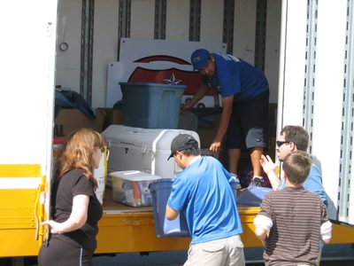 There was also a big trailer that drove around providing...