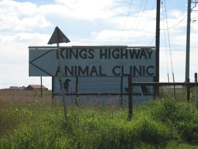 Just reminded me of home, with the "Kings Highway".