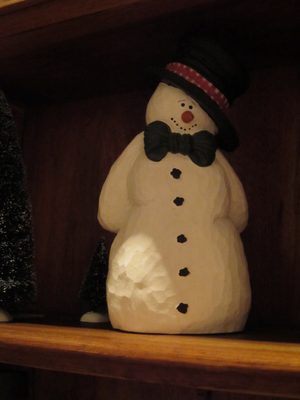 One of Mom's snowmen.
