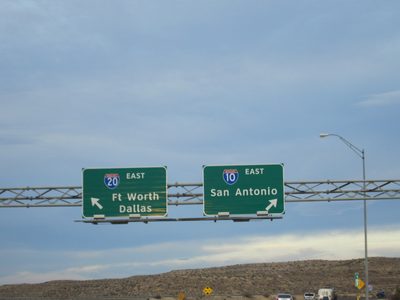 Go right Jay, right!!  The only major turn between El...
