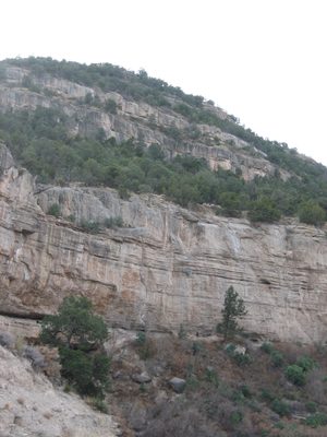If you look closely, you should find a rock climber who...