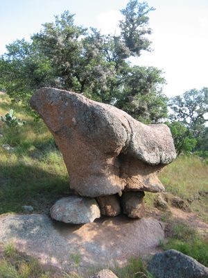 Crazy rock formation.