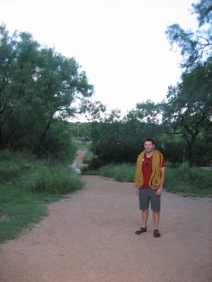 Jay near the end of our hike out.