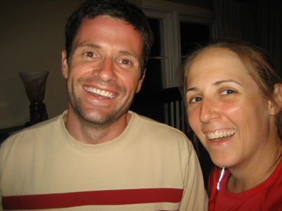 Happy climbers, upon arriving home.