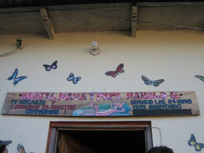 ... at Hostal Mama Y Papa Manolo G.  Manolo (the son of...