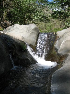 Cute little waterfall.