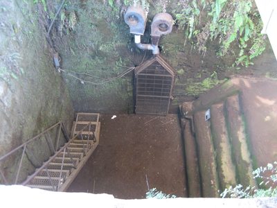 Looking down into the previously-mentioned excavation. ...