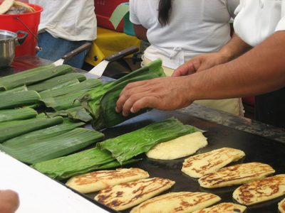 Each was wrapped in plantain husks during the early...