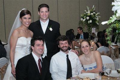 Daisy and Joey (bride and groom), Freddy, Jay, and...