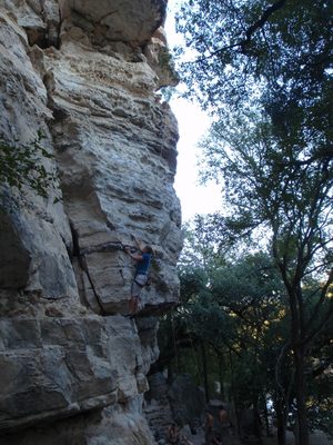 Sadly, it took me three tries to get to the top of this;...