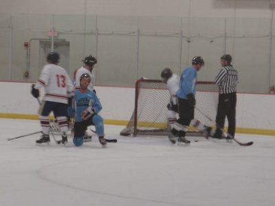 Goal?  Not sure.  Net is off.