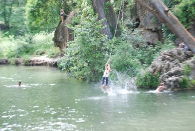 ... part 2.  James had some difficulty staying out of the water!
