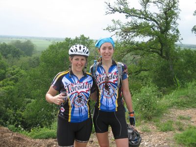 Catherine and Kate, post-ride.