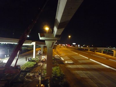 The big road on the right is Tx 71, Ben White, looking...