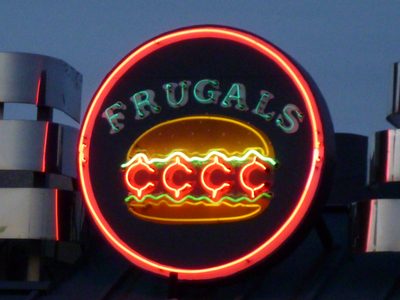 Fast food joint sign spotted somewhere near Tacoma, WA,...