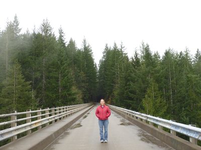 Bridge engineer on bridge!