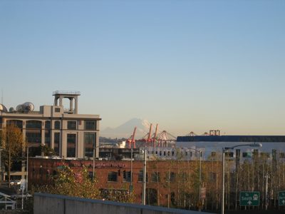 Wednesday afternoon in Seattle: beautiful, crystal-clear...