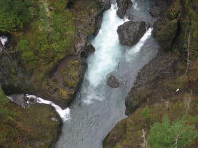 Supposedly the river below is a pretty intense kayaking route.