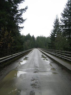 Looking across the High Steel Bridge (685 ft in length)....