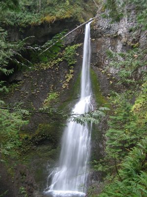 Trying to capture both halves of the falls and the pool...