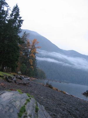 Jay has more awesome pictures of the lake, that I am...