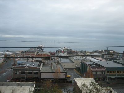 View from the hotel in Port Angeles.  If it were...