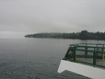 On the ferry!