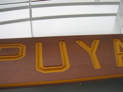 Our boat was named the Puyallup, which is also the name...