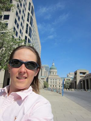 It was incredibly windy, too.