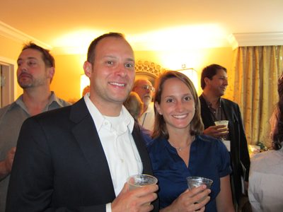 Eric and Nancy at the Margarita Party hosted by an ex-UT...