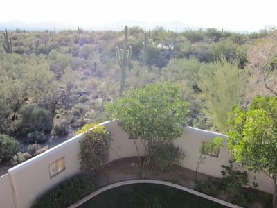 The front "yard" / child's playpen / putting green.