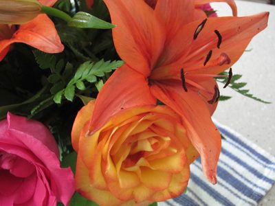 The lilies smelled great, too.