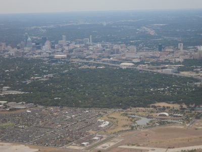Flying into ATX one last time.  I love sitting in the...
