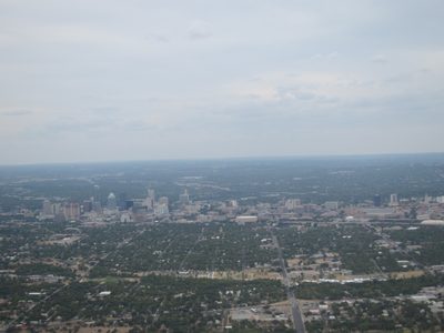 Downtown Austin.  The major road running up the page is...