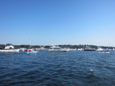 Boats in Lake Washington