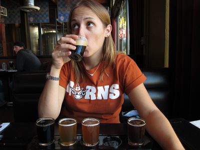 Most of our beers overlapped... I'm trying The Horror,...