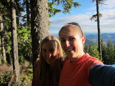 My big head is likely blocking the mountain.  D'oh.