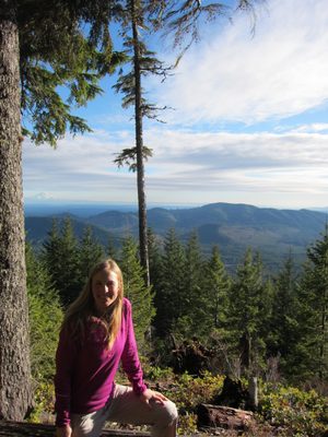 Diana and Mt Rainier.  Barely visible in the full...