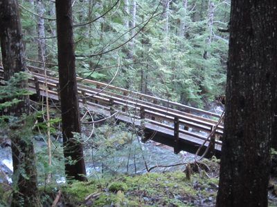 Hey look! A bridge!  We're now back on the main Upper...