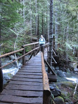 This was Diana's first hike with me, so she didn't mind...