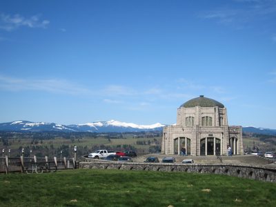 We arrived at the Crown Point Vista House, which we had...