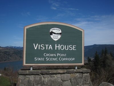 State Park sign.  Look how blue the sky was!  It could...