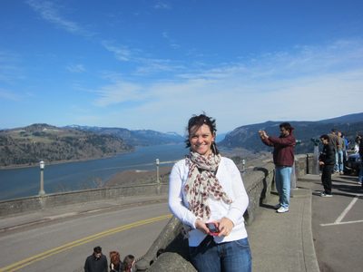 With Mary.  It was very, very windy on this point.